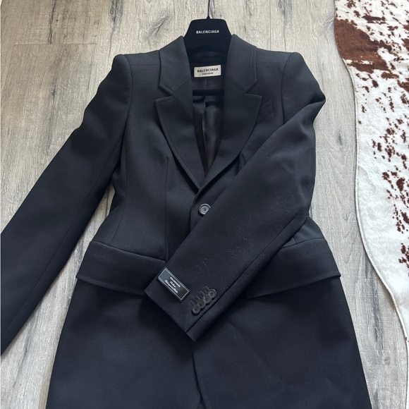Balenciaga hourglass Black Blazer - Picture 3 of 5